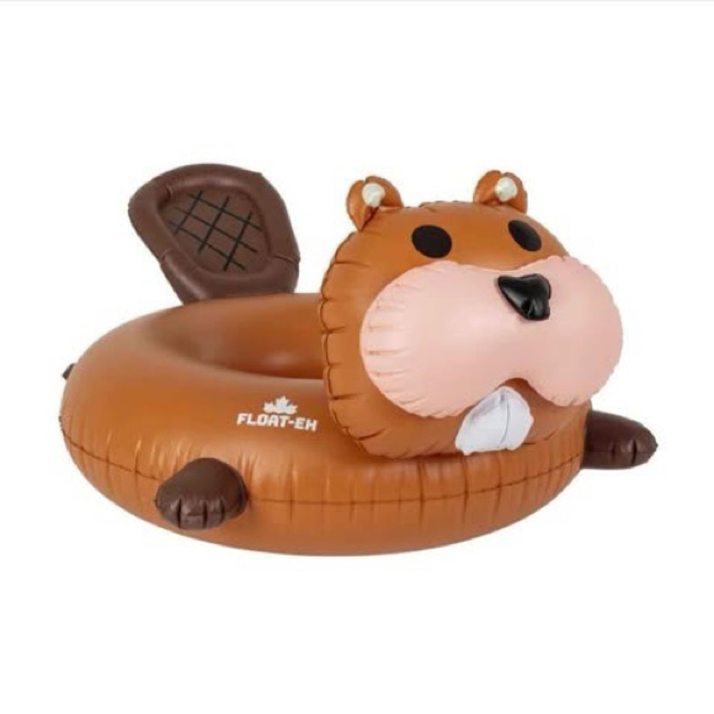 Brown Beaver Pool Float